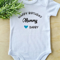 Happy Birthday Mummy Bodysuit